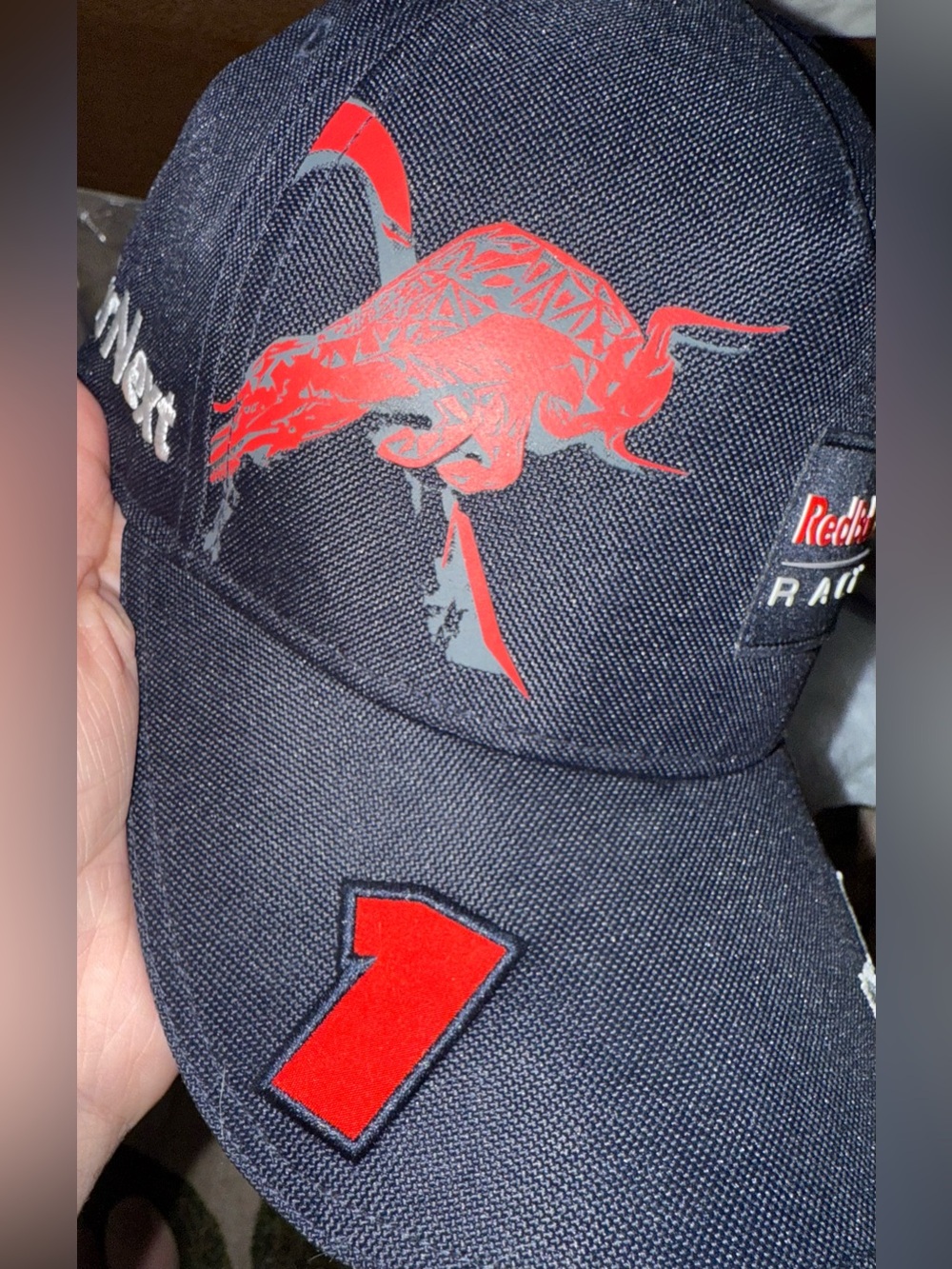 Official Red Bull Racing Max Verstappen #1 Navy Team Cap from Race
